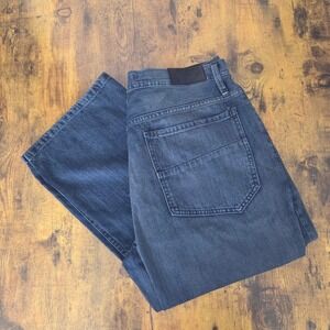 Tony Hawk Slim Straight Fit Dark Wash Blue Denim Jeans Skate Style 34x32